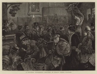 Eine Eisenbahnversteigerung am King